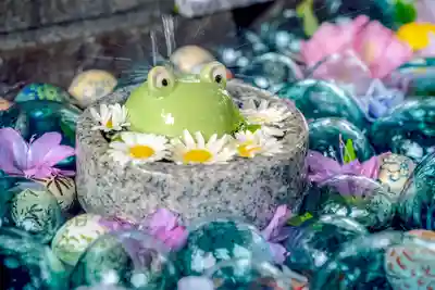 尻岸内八幡神社の手水舎