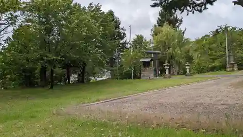 留辺蘂神社の庭園