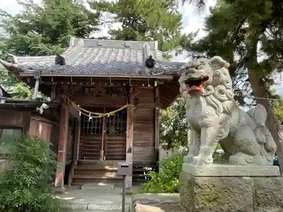胡録神社の狛犬