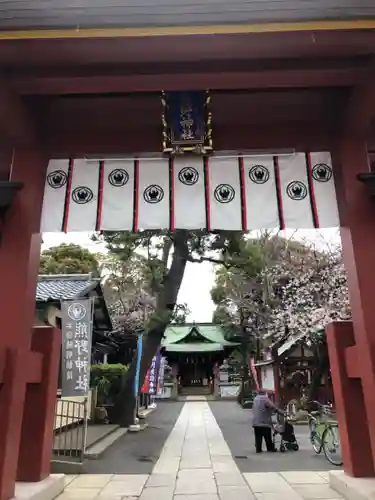 五方山熊野神社の山門・神門