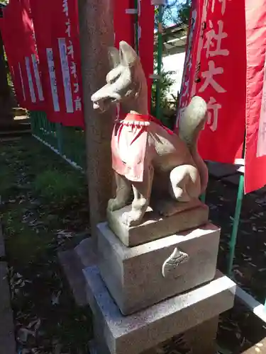 大泉氷川神社の狛犬