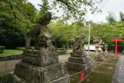 松江城山稲荷神社の狛犬