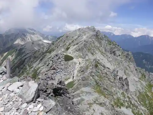 雄山神社峰本社の景色