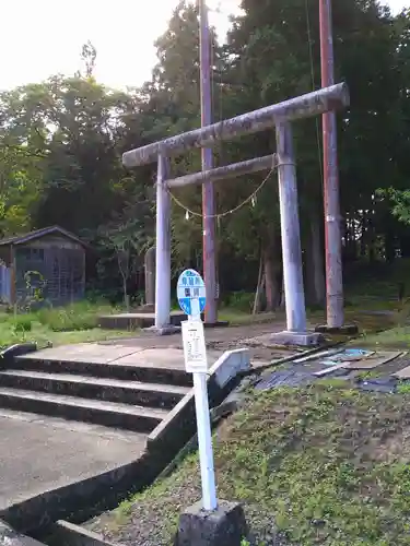 風巻神社の鳥居