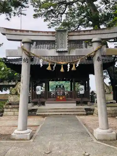 八百富神社の鳥居