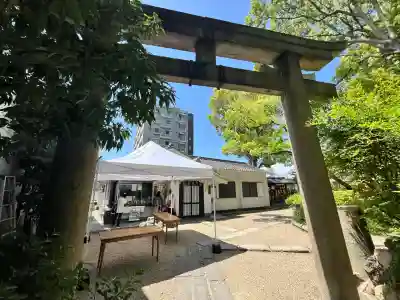 安居神社の鳥居