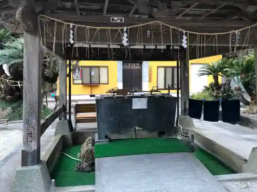 洲崎神社の手水舎