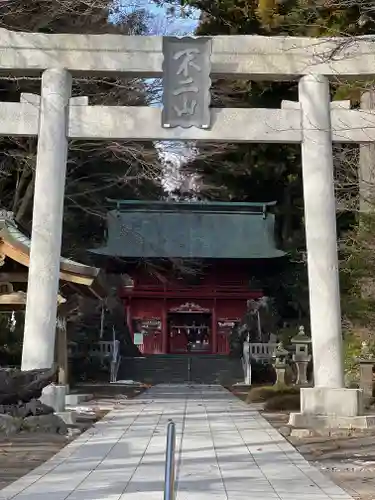 富士山東口本宮 冨士浅間神社の鳥居