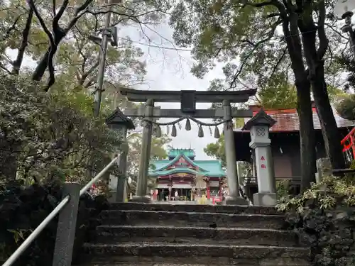 多摩川浅間神社の鳥居