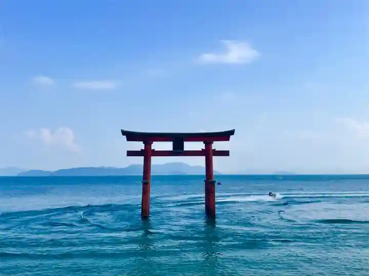 白鬚神社の鳥居