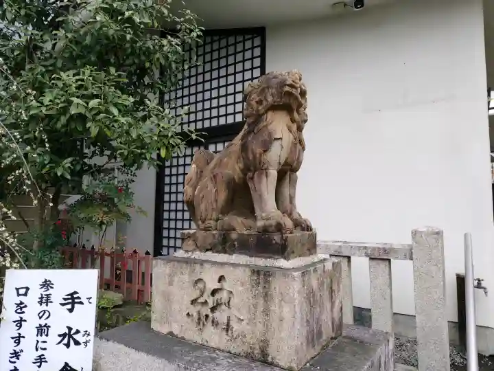 菅原院天満宮神社の狛犬