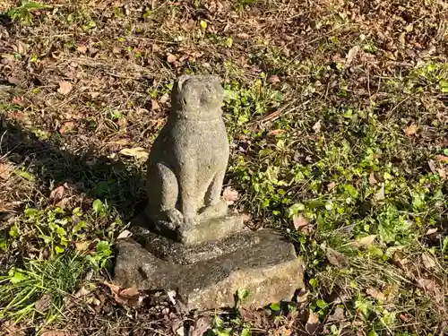 熊田坂温泉神社の狛犬