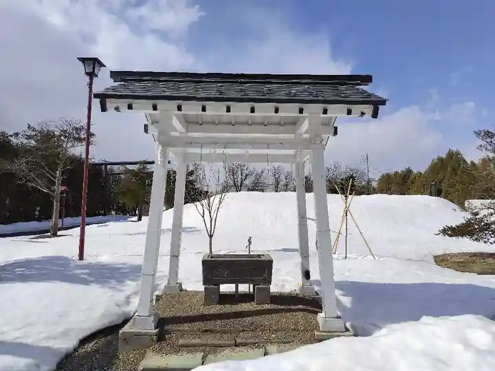 豊幌神社の手水舎