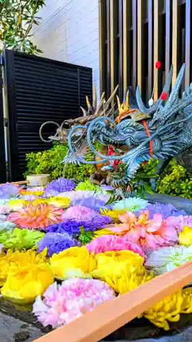 駒込妙義神社の手水舎