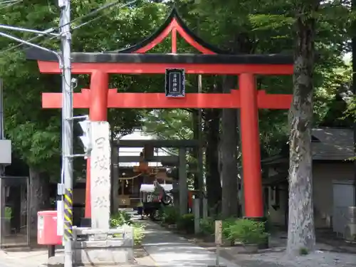 丸子山王日枝神社の鳥居