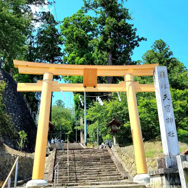 天宮神社の鳥居