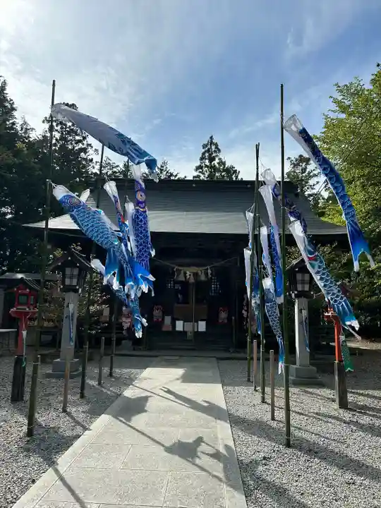 滑川神社 - 仕事と子どもの守り神(福島県)