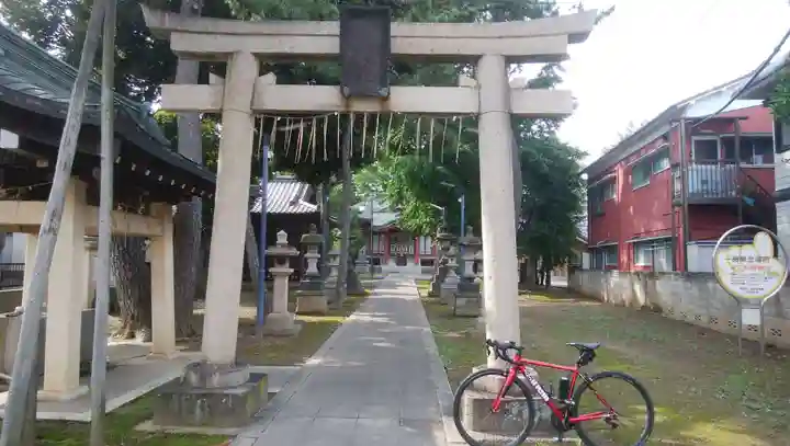 柴又八幡神社の鳥居