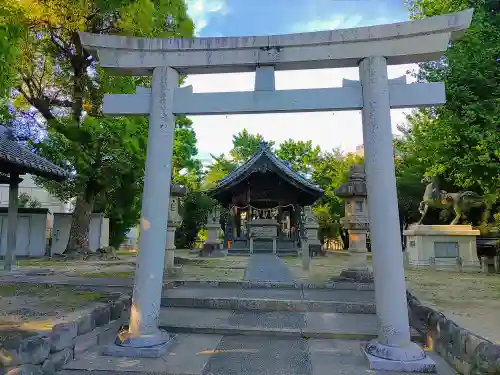 八王子社の鳥居