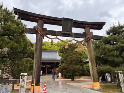 松陰神社の鳥居