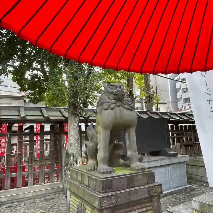 下谷神社の狛犬
