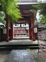 柞原八幡宮の山門・神門