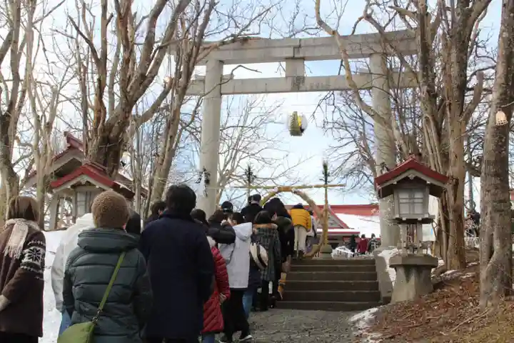 釧路一之宮 厳島神社の鳥居