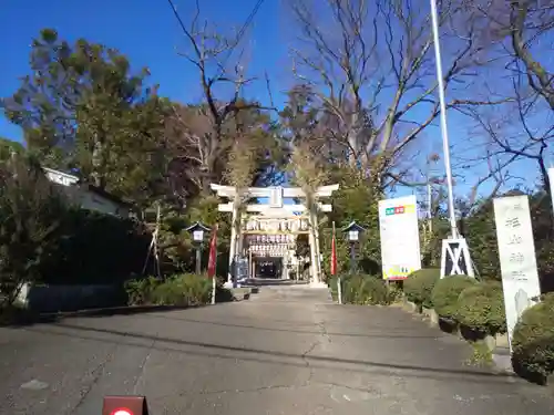 星川杉山神社の鳥居