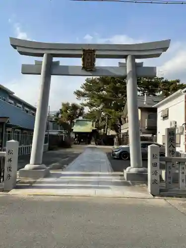 横屋八幡神社の鳥居