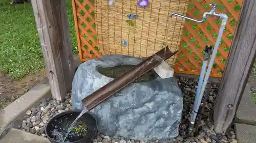 苫前神社の手水舎