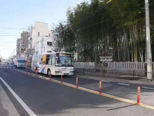 不知森神社の周辺