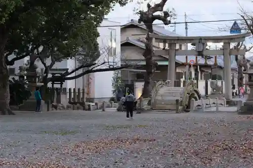 泉穴師神社の鳥居