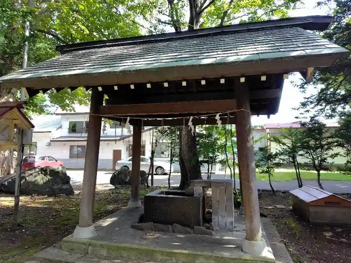 妹背牛神社の手水舎