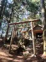 白光神社 奥宮の鳥居