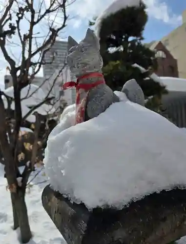 豊川稲荷札幌別院(玉宝禅寺)の狛犬
