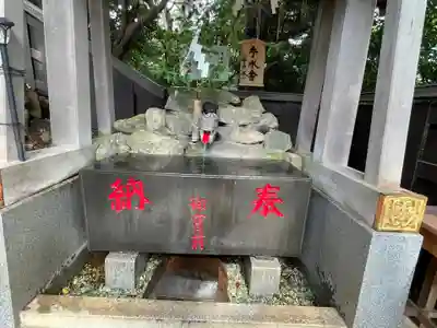 登渡神社の手水舎