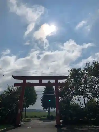 美瑛神社の鳥居