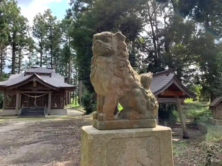 羽雄神社の狛犬