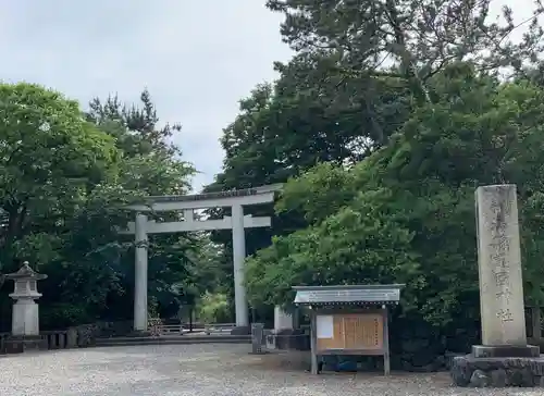 新潟縣護國神社の鳥居