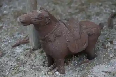 三春大神宮の狛犬