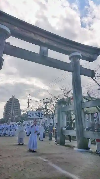 尾張大國霊神社(国府宮)の鳥居