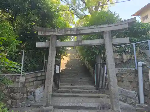 安居神社の鳥居