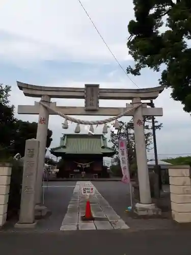 菖蒲神社の鳥居