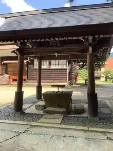 坂下八幡神社の手水