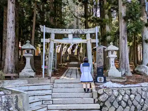 洩矢神社の鳥居