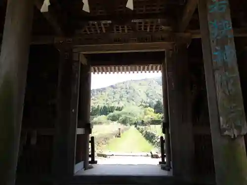 若狭神宮寺の山門・神門