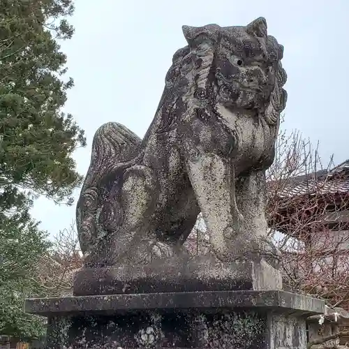 穴水大宮の狛犬