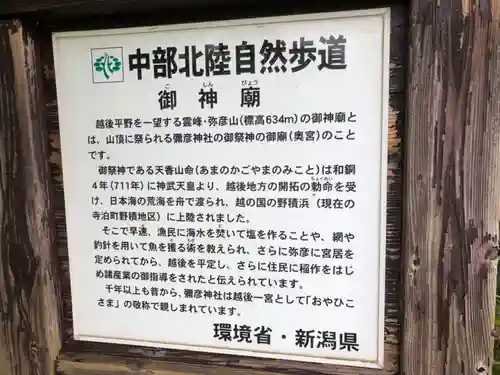 彌彦神社奥宮（御神廟）(新潟県)