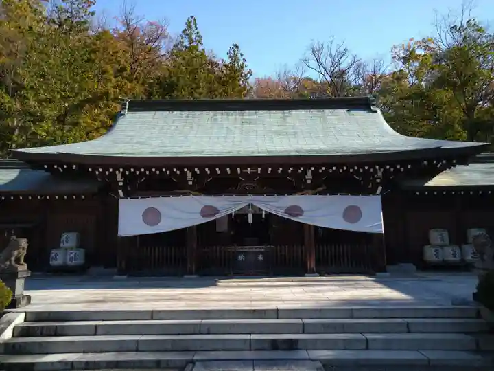 山梨縣護國神社の本殿・本堂