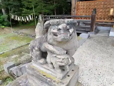 相馬妙見宮　大上川神社の狛犬